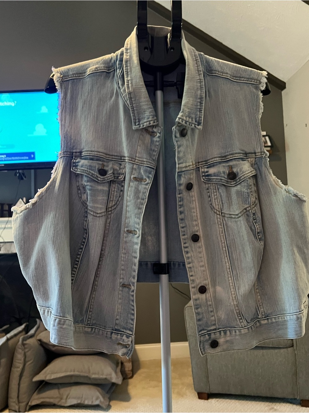 Torrid Denim Vest , size 4